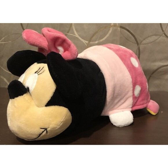 Disney FlipaZoo Mickey Mouse to Minnie Mouse 2-in-1 Plush Reversible Toy 14" - Picture 5 of 12